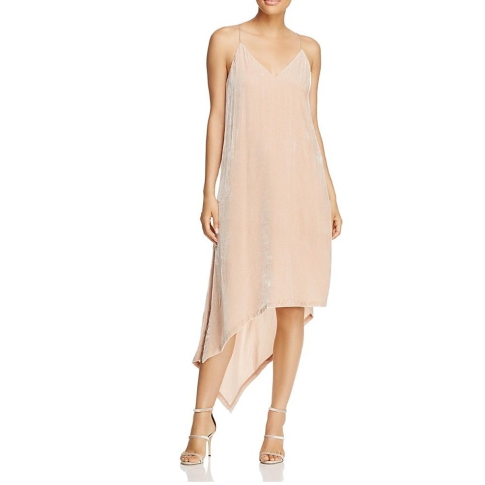 NWT- BCBG- Blush Velvet Dress